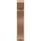 Ekena Millwork 8-in W x 32-in D x 38-in H Funston Slat Rough Cedar Woodgrain TimberThane Outlooker, Primed Tan OUTUR080X32X38FST24RCPR - alternate 6
